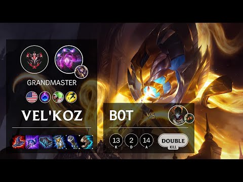 Vel'Koz Bot vs Jhin - NA Grandmaster Patch 10.16
