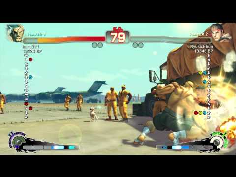 Hanamaruki [Sagat] vs Ryukichikun [Ryu] SSF4 Japanese Online Ranked Matches - TRUE-HD