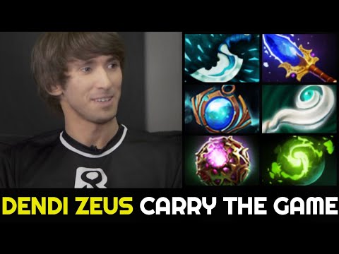 DENDI Mid Zeus - Carry the Game with Full Slotted 7.27 Dota 2