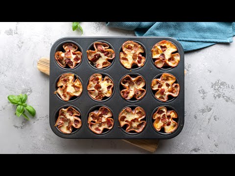 Keto Meat Lover Pizza Cups [The Perfect Snack]