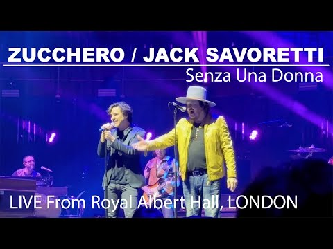 ZUCCHERO Senza Una Donna, LONDON Royal Albert Hall, April 1,2024. Overdose d'Amore World Tour, LIVE