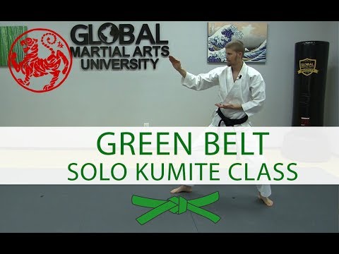 Shotokan - Green Belt - Solo Kumite Practice Class