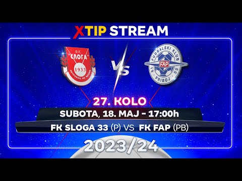 Sloga 33 (Petrovac na Mlavi) – FAP (Priboj) (subota, 18. maj, 17:00)