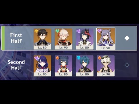 Keqing & Raiden National Team | 2.1 Spiral Abyss Floor 12 9-Star | Genshin Impact