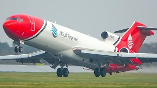 60 MINUTES PURE AVIATION - Airplane Highlights of March - Boeing 727, B747, A330 ... (4K)