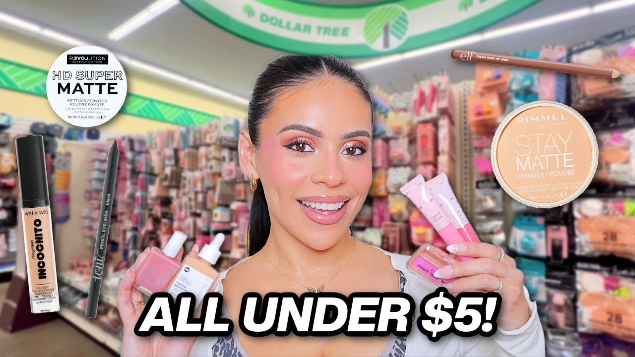 Cheap Makeup That Actually Works?! 🤔 Full Face Nothing Over $5 ✨