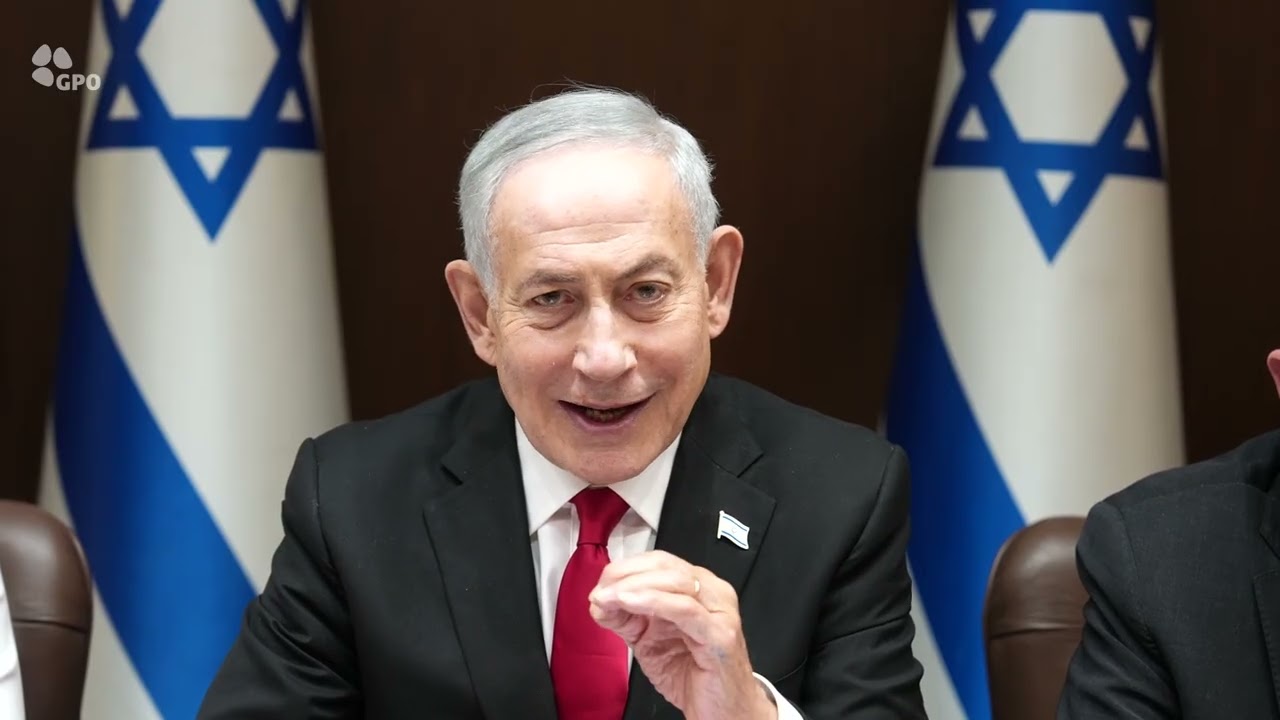 ראש הממשלה בנימין נתניהו בפתח הקבינט המדיני-ביטחוני