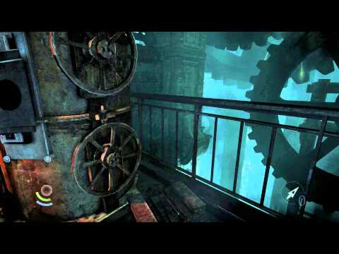 Thief 4 - Chap 6 A Man Apart: Generator Resonance Primal Stone Puzzle Turn Wheels Crack Glass PS4