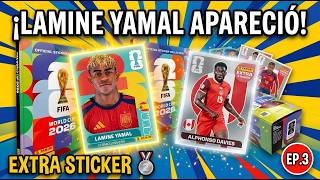 CR7, LAMINE YAMAL y OTRO EXTRA STICKER en PLATA! Album Panini FIFA World Cup 2026 EP 3 #panini