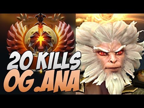 OG.Ana Monkey King with 20 KILLS | Dota Gameplay