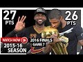 LeBron James Kyrie Irving INSANE Game 7 Highlights Vs Warriors 2016 Finals NBA CHAMPIONS