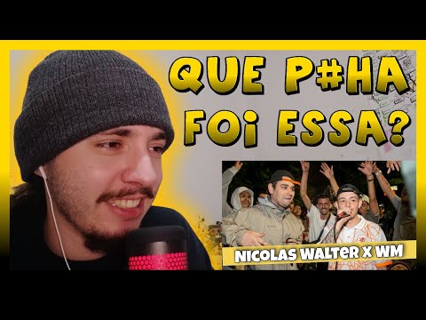 (🔥QUE BATALHA FOI ESSA🔥) NICOLAS WALTER X WM I 2 FASE BATALHA DA BRASILANDIA #41 | REACT BAUEB