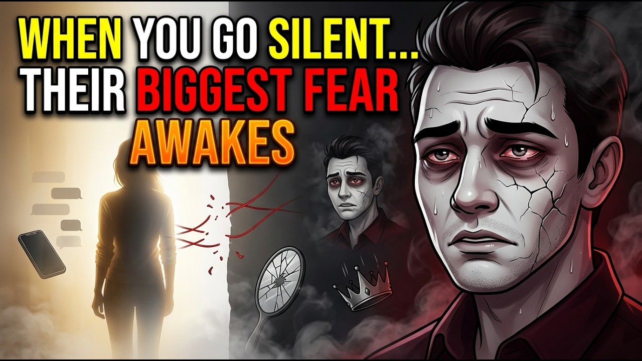 🔴 The Hidden Fear of a Narcissistic Partner When You Go Silent.