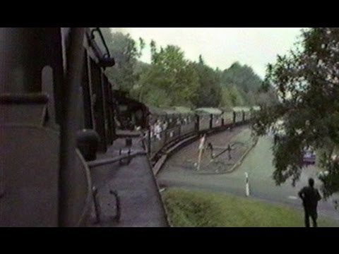 Dampfloks 41 360 und 74 1192 auf der Westerwaldbahn 1986  | Führerstandsmitfahrt