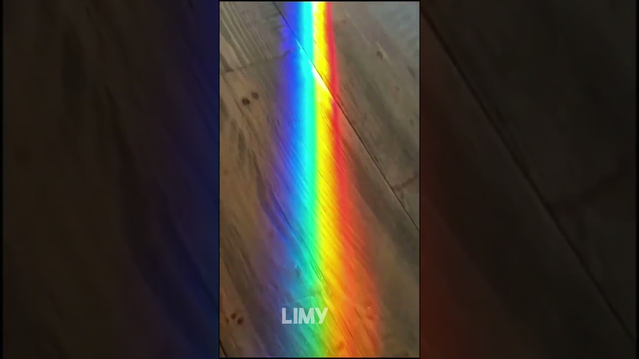 Prism colour reflection | light spectrum refraction  #physics #physicspractical