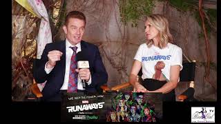 Marvel's Runaways Interview with James Marsters and Ever Carradine video