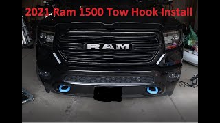 Installing Tow Hooks on my 2021 Ram 1500