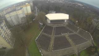 preview picture of video '001 Zielona Góra Amfiteatr dron DJI naza lite F550 go pro 3 black'