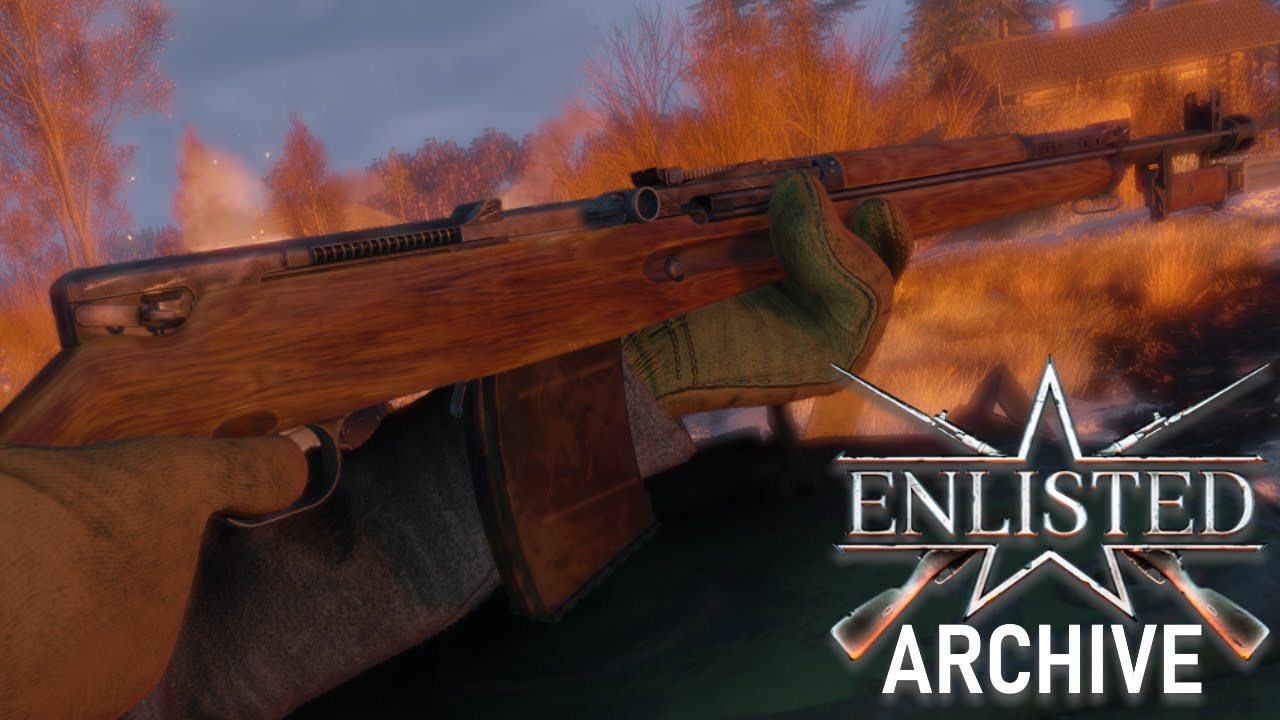 Enlisted Showcase - Simonov AVS-36 (15 Round Magazine)