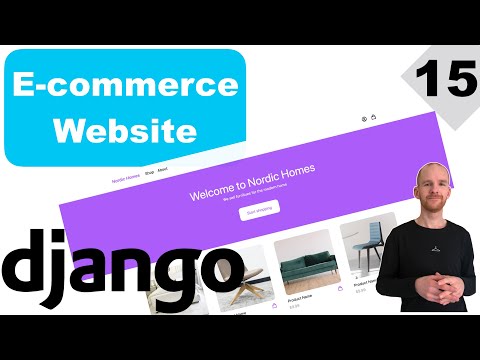 Django Ecommerce Website | Updating the cart | Htmx and Tailwind | Part 15 thumbnail