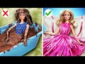 Barbie Pauvre VS Riche Gadgets Fantastiques Créations Pour Transformation De Poupée Par 123 GO