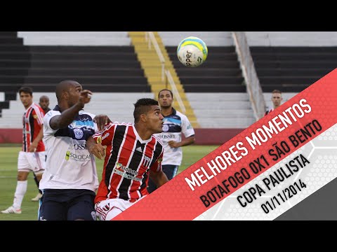 MELHORES MOMENTOS: Botafogo 0x1 São Bento - Copa Paulista