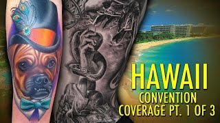 Rockstar Energy Inked Up Tour Tattoo Convention Coverage Hawaii part 1 of 3