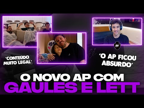 REACT DO RENATINHO: GAULES E LETT MOSTRAM NOVO APARTAMENTO!!!