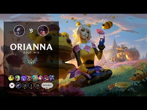Orianna Mid vs Akali - KR Challenger Patch 12.10