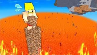登り続けないとマグマで死ぬ世界でエンドラ討伐【マイクラ】