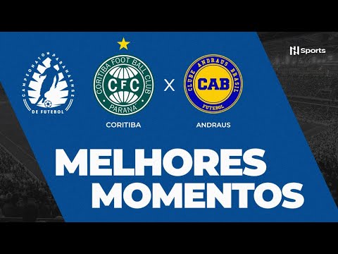 Gols e lances de Coritiba x Andraus