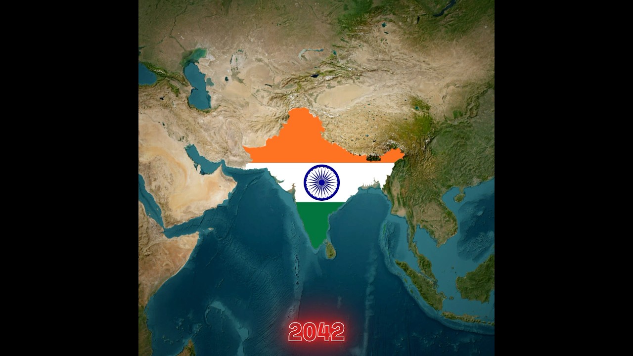 Evolution of India in 100 Years #maps #history #historymap