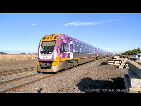 Vline Vlocity Diesel Railcar Transfer At Gheringhap  (17/4/2023) - PoathTV Trains In Australia