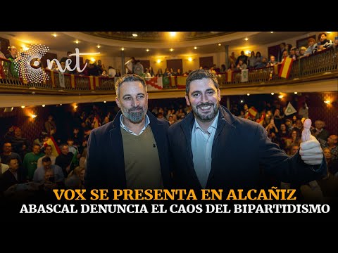 VOX se presenta en ALCAÑIZ con la presencia de SANTIAGO ABASCAL