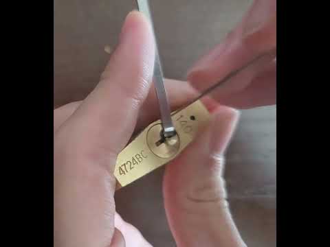 master lock 140D single pin picking