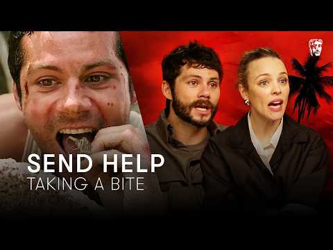 From Blood to Boar Mucus! Dylan O'Brien and Rachel McAdams on Send Help's Practical Effects | BAFTA