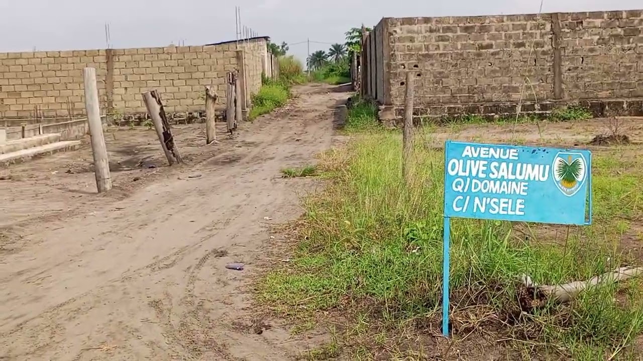 SOMBA TERRAIN OYO 20/20m NA MBENZALE OCC 13000$ À DISCUTER À 50 m DU BLVD +243901913341