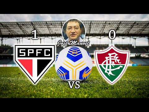 São Paulo 1 x 0 Fluminense Brasileirão 2023 Narração José Manoel de Barros