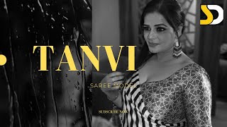 Download lagu Saree Diva | - Tanvi Stuns in Glossy Blouse & Chiffon Saree  Plus Size Elegance mp3
