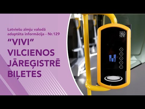 Video ziņas Nr. 129 ““VIVI” vilcienos jāreģistrē biļetes”