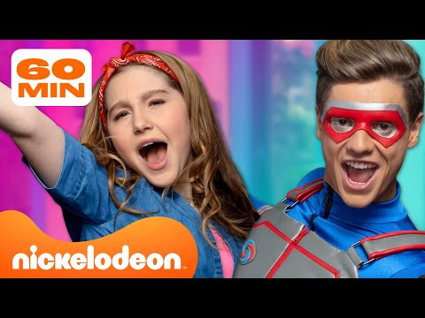 Capa de Henry Danger | 60 Minutos dos Melhores Momentos de Piper e Henry! 🦸‍♂️ | Nickelodeon em Português