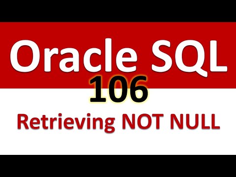 SQL for Beginners   106   Retrieving NOT NULL Values