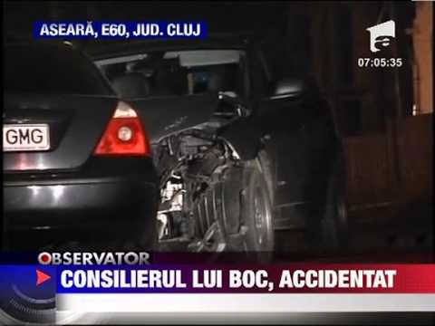 Consilierul lui Emil Boc implicat intr-un accident de circulatie 24 DECEMBRIE 2011