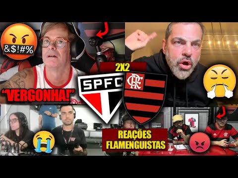 REAÇÕES dos FLAMENGUISTAS - SÃO PAULO 2X2 FLAMENGO - BRASILEIRÃO 2025 - VAMOS RIR DO FLA! REACT
