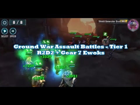 Star Wars Galaxy of Heroes // Ground War Assault Battles - Tier I