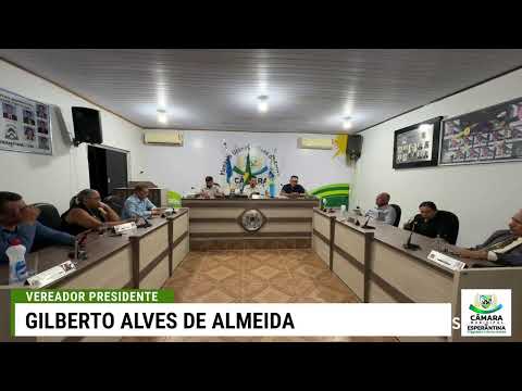 1° SESSÃO ORDINÁRIA DA CÂMARA MUNICIPAL DE ESPERANTINA-TO DO MÊS OUTUBRO
