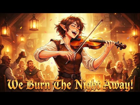 We Burn The Night Away! 🔥🎻 Tavern Music for RPG & DnD | Medieval Folk Song