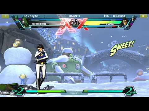 Cencal's Heads Up UMVC3: Jakelyfe vs MC | Kbeast(@Kbeast707)