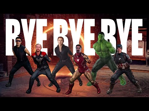 Avengers dancing Bye Bye Bye NSYNC