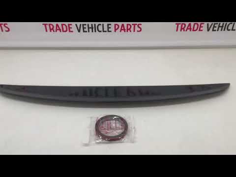 Fits Mercedes A Class W177 2018- Rear Roof Boot Lip Spoiler Sport A35 Sport Carbon Look video